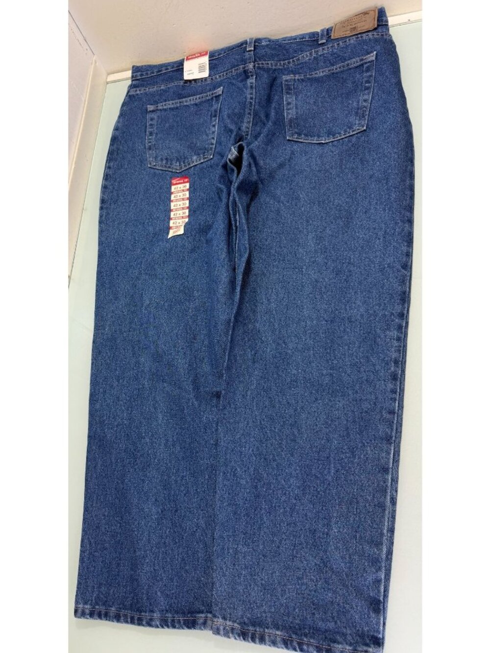 Vintage Faded Glory Jeans Men 42X30 Straight Leg Original Made In USA Dead Stock